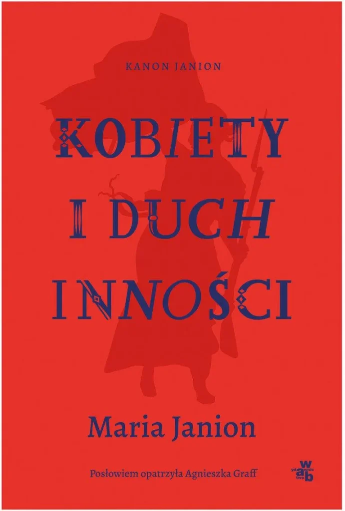 Okładka publikacji: na czerwonym tle napisy w kolorze granatowym i logo wydawnictwa
